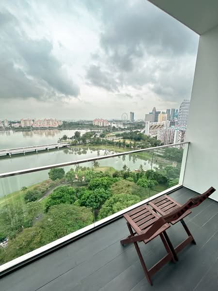 Kallang Riverside, 51 Kampong Bugis, 2 Bedrooms, 1,001 sqft, Condominium For Rent, by Damien Ong, 25534542 - Balcony View - PropertyGuru.com.sg