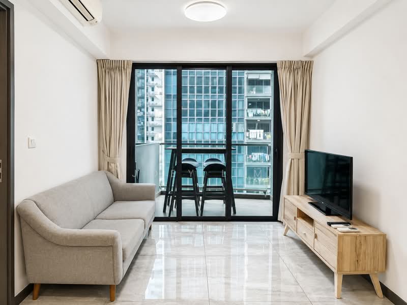 Lake Grande, 2 Jurong Lake Link, 1 Bedroom, 517 sqft, Condominium For Rent, by Joey Lim, 25535889 - Living Room - PropertyGuru.com.sg