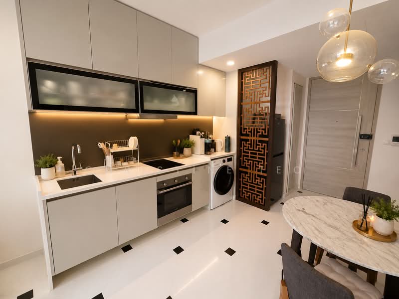 Sophia Hills, 11 Mount Sophia, 2 Bedrooms, 570 sqft, Condominium For Sale, by Christine Teo, 25536238 - Kitchen - PropertyGuru.com.sg