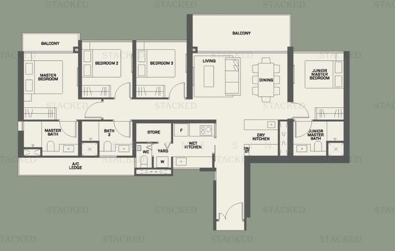 The Clement Canopy, 18 Clementi Avenue 1, 4 Bedrooms, 1,346 sqft, Condominium For Sale, by Serene Sin, 25536719 - PropertyGuru.com.sg