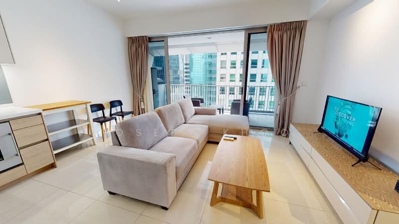 V on Shenton, 5A Shenton Way, 2 Bedrooms, 1,153 sqft, Condominium For Rent, by Joseph Khoo, 25536910 - Living Room - PropertyGuru.com.sg
