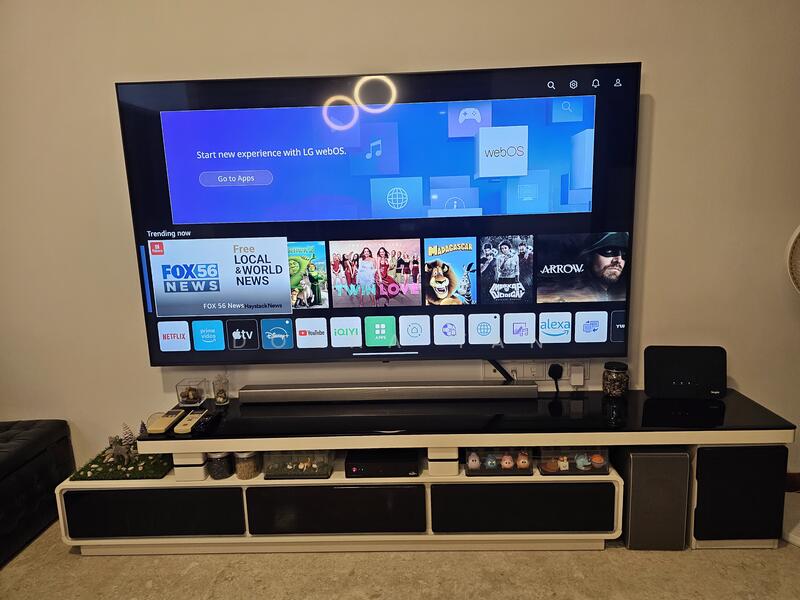 Huge Smart TV + Audio Surround System
