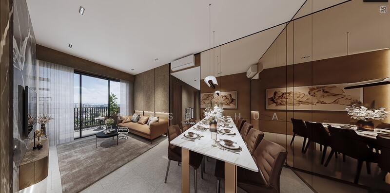 Lentor Modern, 7 Lentor Central, 3 Bedrooms, 990 sqft, Condominium For Sale, by Denise Phua, 25539015 - Living Room - PropertyGuru.com.sg