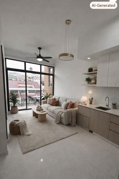 Tropika East, 3 Foo Kim Lin Road, 1 Bedroom, 441 sqft, Condominium For Sale, by Axel Ong, 25542156 - Living Room - PropertyGuru.com.sg