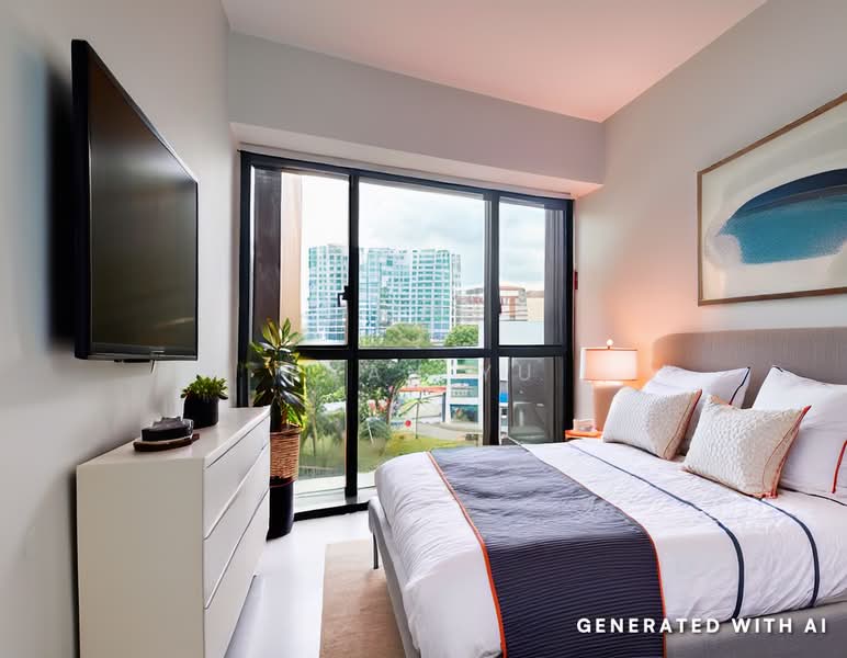 Bartley Vue, 6 Jalan Bunga Rampai, 2 Bedrooms, 657 sqft, Condominium For Sale, by Ryan Yu, 25543383 - Bedroom - PropertyGuru.com.sg
