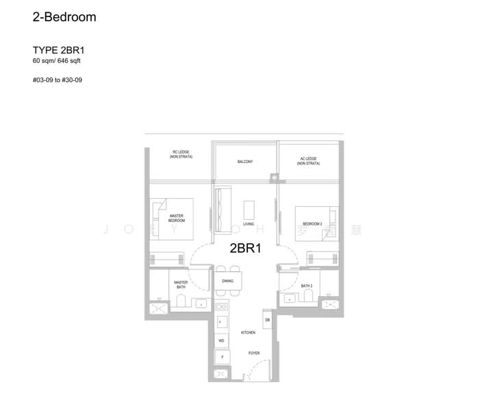 One Marina Gardens, 1 Marina Garden Lane, 2 Bedrooms, 657 sqft, Condominium For Sale, by Joey Loh 罗雪慧, 25545491 - PropertyGuru.com.sg