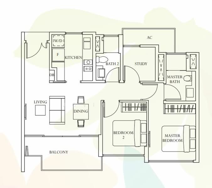 The Inflora, 67 Flora Drive, 2 Bedrooms, 818 sqft, Condominium For Rent, by Jovin Yeo, 25550238 - PropertyGuru.com.sg