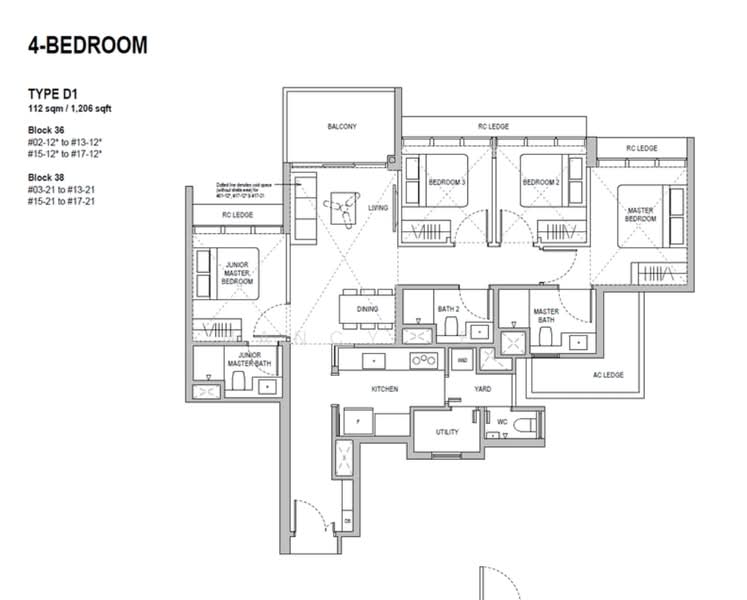 Lentoria, 32 Lentor Hills Road, 4 Bedrooms, 1,206 sqft, Condominium For Sale, by Nancy Lee, 25551323 - PropertyGuru.com.sg