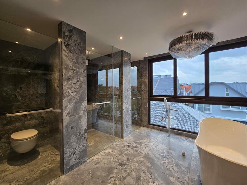 For Sale - Brand New Bungalow,near NEX Mall, near MRT, TOP soon, luxurious designer layout.