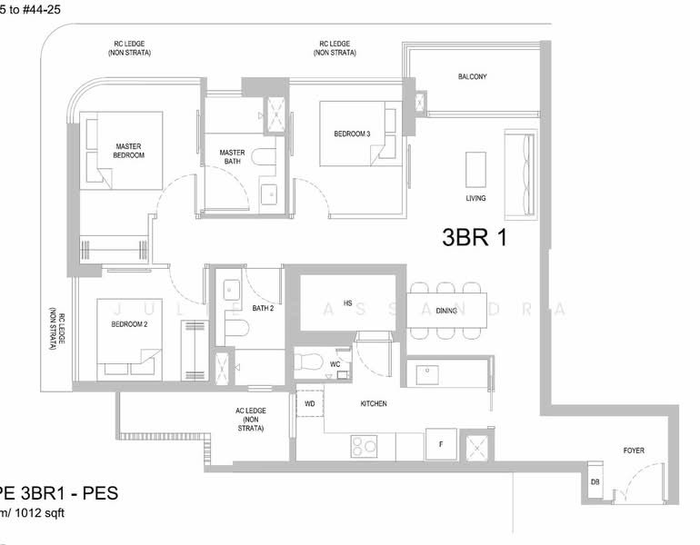 One Marina Gardens, 1 Marina Garden Lane, 3 Bedrooms, 904 sqft, Apartment For Sale, by Julie Cassandra, 25552198 - PropertyGuru.com.sg