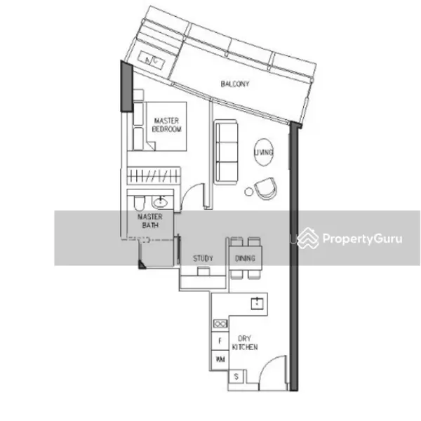 DUO Residences, 1 Fraser Street, 1 Bedroom, 721 sqft, Condominium For Rent, by Edwin Phua, 25553722 - PropertyGuru.com.sg