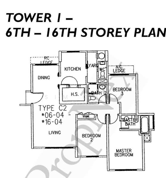 Casablanca, 21 Rosewood Drive, 3 Bedrooms, 1,109 sqft, Condominium For Rent, by Sim Chee Peng, 25553862 - PropertyGuru.com.sg