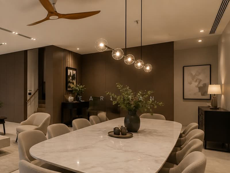 ❤️❤️SOLE AGENT -BRAND NEW SEMI-DETACHED OFF HOLLAND RD WITHIN 1 KM HENRY PARK PRI, Greenleaf , Ming Teck Park, 6 Bedrooms, 6,926 sqft, Semi-Detached House For Sale, by Pearl Tan, 25554697 - Dining Room - PropertyGuru.com.sg