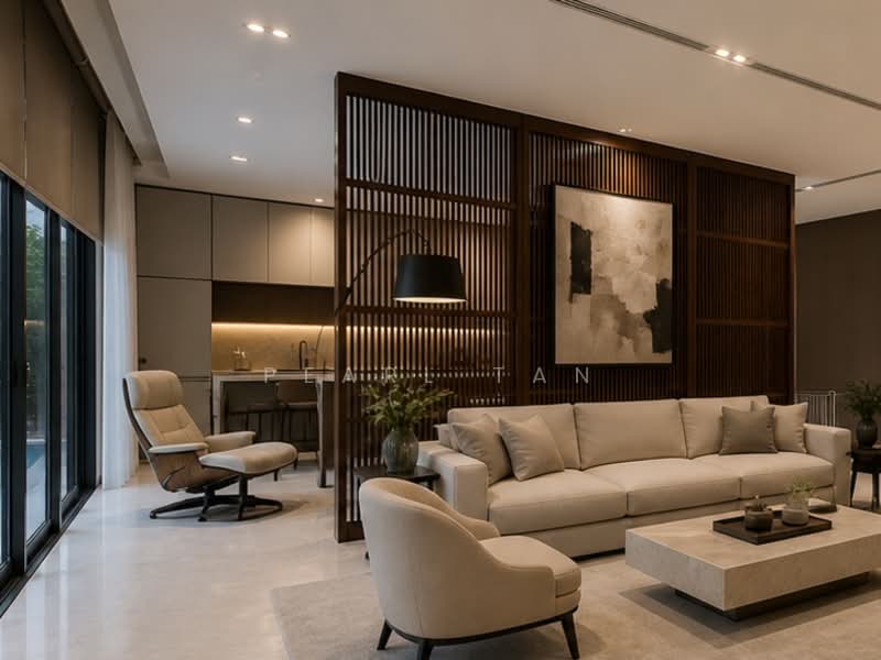 ❤️❤️SOLE AGENT -BRAND NEW SEMI-DETACHED OFF HOLLAND RD WITHIN 1 KM HENRY PARK PRI, Greenleaf , Ming Teck Park, 6 Bedrooms, 6,926 sqft, Semi-Detached House For Sale, by Pearl Tan, 25554697 - Living Room - PropertyGuru.com.sg
