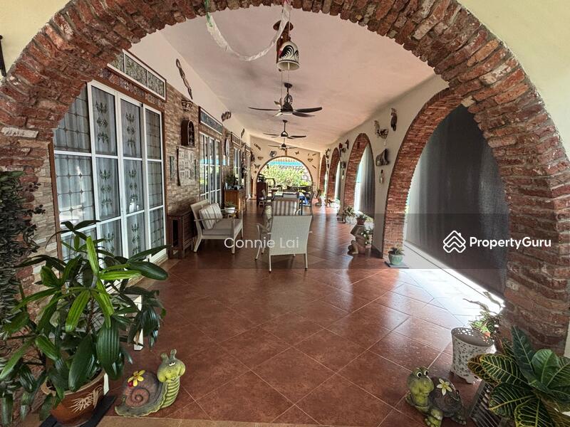 Patio with bar area