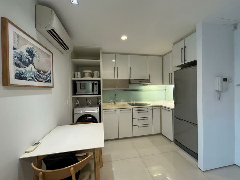 One North Bridge, 1 North Bridge Road, 1 Bedroom, 510 sqft, Apartment For Rent, by Janssen Ho, 25555193 - Kitchen - PropertyGuru.com.sg