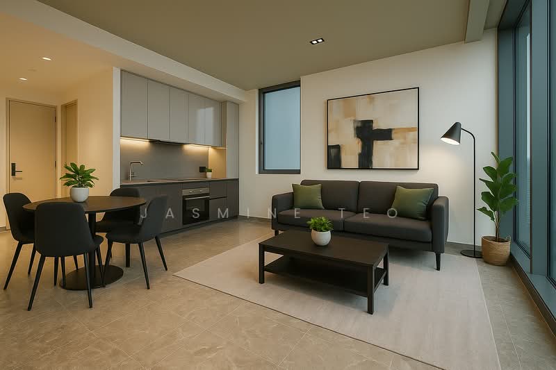 Cuscaden Reserve, 8 Cuscaden Road, 1 Bedroom, 700 sqft, Condominium For Rent, by Jasmine Teo, 25556211 - Living Room - PropertyGuru.com.sg