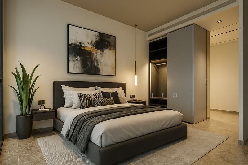 Cuscaden Reserve, 8 Cuscaden Road, 1 Bedroom, 700 sqft, Condominium For Rent, by Jasmine Teo, 25556211 - Master Bedroom - PropertyGuru.com.sg