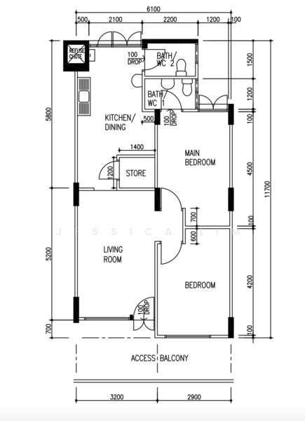 280 Bukit Batok East Avenue 3, 280 Bukit Batok East Avenue 3, 2 Bedrooms, 688 sqft, HDB Flat For Rent, by Jessica Lim, 25556330 - PropertyGuru.com.sg