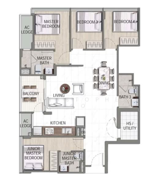 K Suites, 21 Lorong K Telok Kurau, 4 Bedrooms, 1,270 sqft, Apartment For Sale, by Christopher Go, 25558952 - PropertyGuru.com.sg