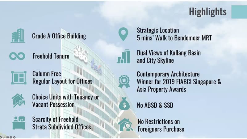 ARC 380, 380 Jalan Besar, Farrer Park / Serangoon Rd, 1,001 sqft, Office For Sale, by Wilson Chen, 25559398 - Exterior - CommercialGuru.com.sg