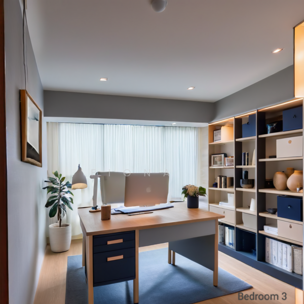 Study, Bedroom 3