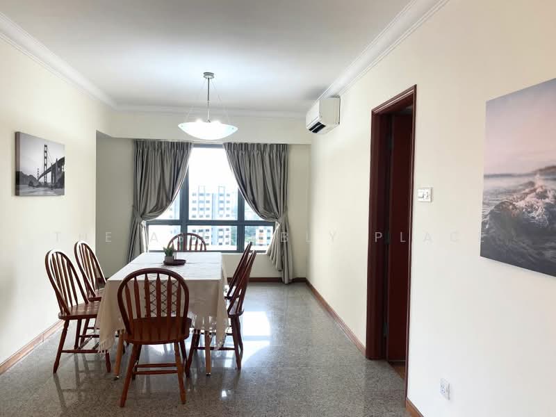 Aquarius By The Park, 1 Bedok Reservoir View, 3 Bedrooms, 1,206 sqft, Condominium For Rent, by The Assembly Place, 25561324 - Dining Room - PropertyGuru.com.sg