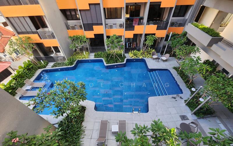 Rezi 24, 39 Lorong 24 Geylang, Eunos / Geylang / Paya Lebar, 1 Bedroom, 463 sqft, Apartment For Rent, by Chloe Chang, 25561379 - Pool - PropertyGuru.com.sg
