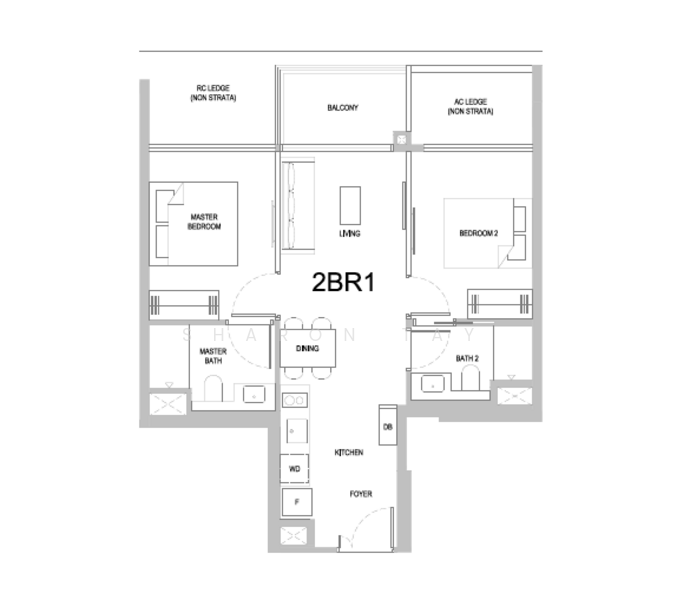 One Marina Gardens, 1 Marina Garden Lane, Boat Quay / Raffles Place / Marina, 2 Bedrooms, 646 sqft, Apartment For Sale, by Sharon Tay, 25564200 - PropertyGuru.com.sg