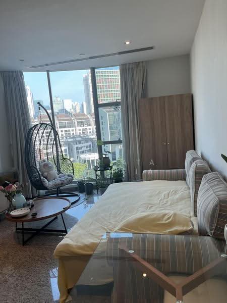 Riverside 48, 48 Robertson Quay, Orchard / River Valley, 1 Bedroom, 840 sqft, Apartment For Rent, by Hemlata Pathela, 25564316 - Living Room - PropertyGuru.com.sg
