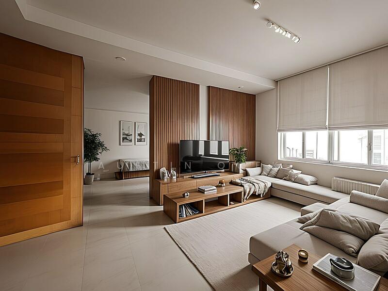 Virtual staging - Master bedroom