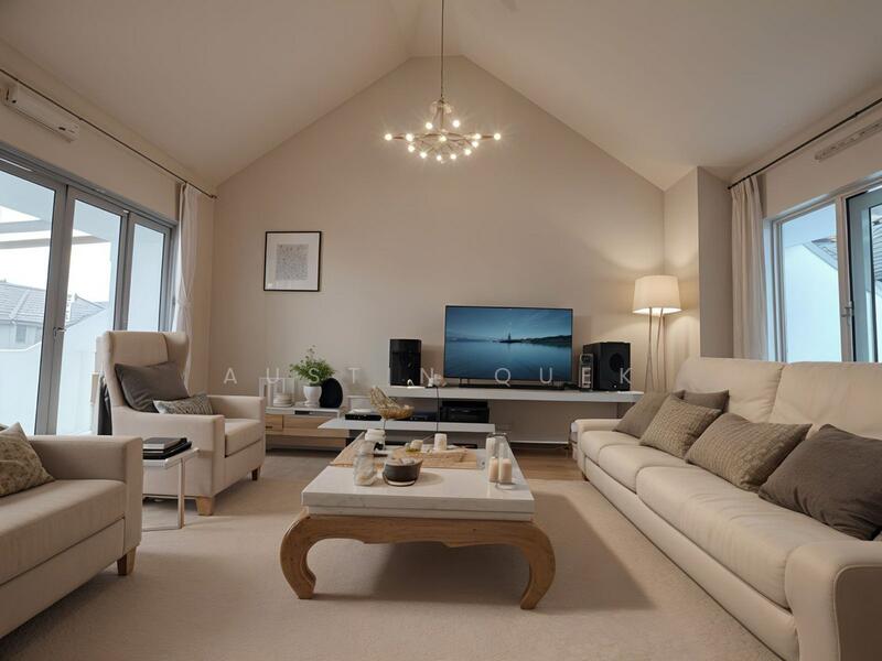 Virtual staging - Entertainment room