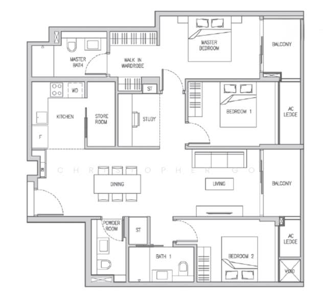 Claydence, 97 Still Road, 3 Bedrooms, 1,313 sqft, Apartment For Sale, by Christopher Go, 25569775 - PropertyGuru.com.sg