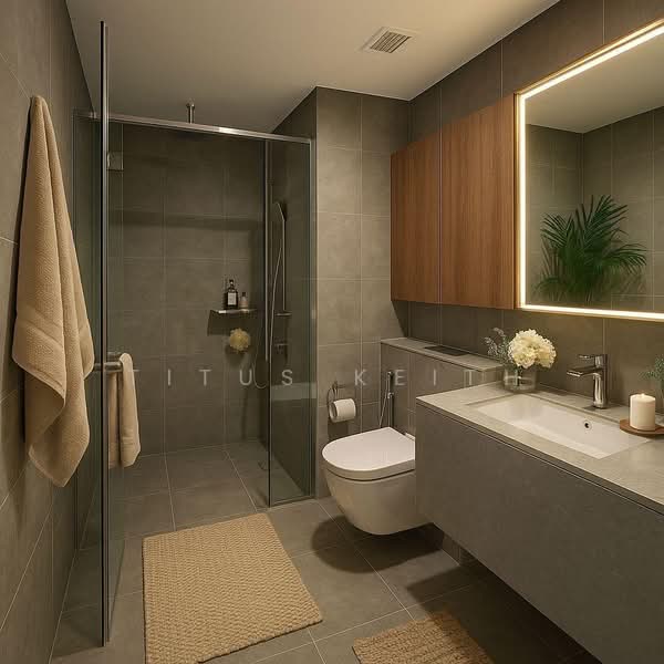 Midtown Modern, 16 Tan Quee Lan Street, 1 Bedroom, 409 sqft, Condominium For Rent, by Titus Keith, 25571825 - Bathroom - PropertyGuru.com.sg