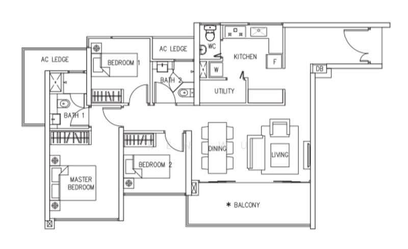 Eight Riversuites, 8 Whampoa East, Balestier / Toa Payoh, 3 Bedrooms, 1,076 sqft, Condominium For Rent, by Ken Wu, 25571985 - PropertyGuru.com.sg