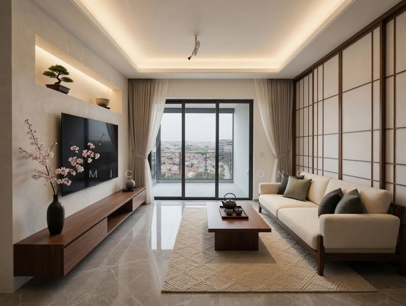 Bartley Vue, 8 Jalan Bunga Rampai, 3 Bedrooms, 1,044 sqft, Condominium For Sale, by Michael Wong, 25573744 - Living Room - PropertyGuru.com.sg