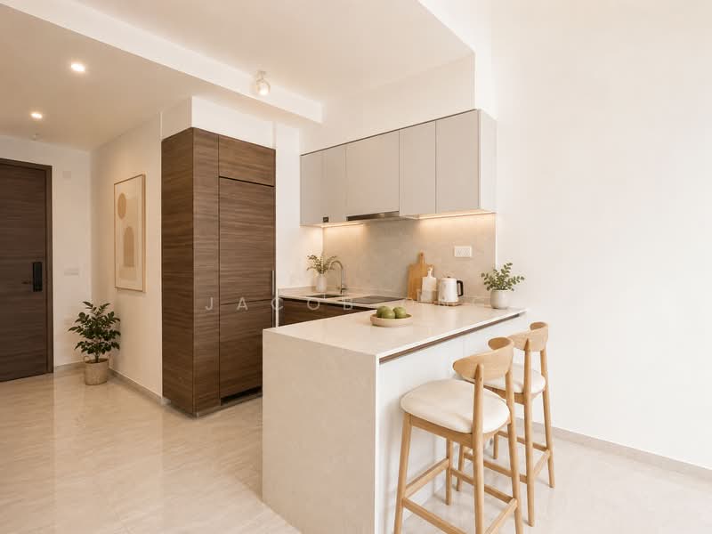 The Florence Residences, 99 Hougang Avenue 2, 2 Bedrooms, 797 sqft, Condominium For Sale, by Jacob Ong, 25575790 - Kitchen - PropertyGuru.com.sg