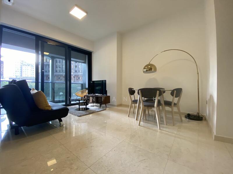 DUO Residences, 1 Fraser Street, 1 Bedroom, 740 sqft, Apartment For Rent, by Yunfan Lu, 25576250 - Living Room - PropertyGuru.com.sg