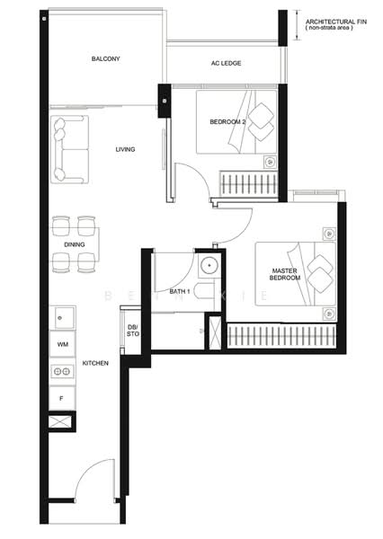 The LINQ @ Beauty World, 118 Upper Bukit Timah Road, 2 Bedrooms, 614 sqft, Condominium For Rent, by Benn Xie, 25576640 - PropertyGuru.com.sg