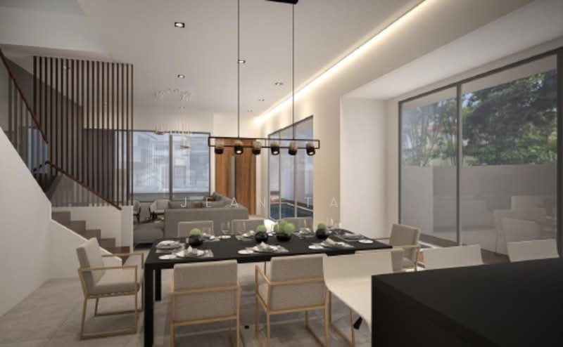 Modern Living in Siglap at its Finest – Brand New Pair of Semi Detached, Fidelio/ Carmen/ Aida/Siglap, 6 Bedrooms, 6,800 sqft, Semi-Detached House For Sale, by Jean Tan, 25576688 - Dining Room - PropertyGuru.com.sg