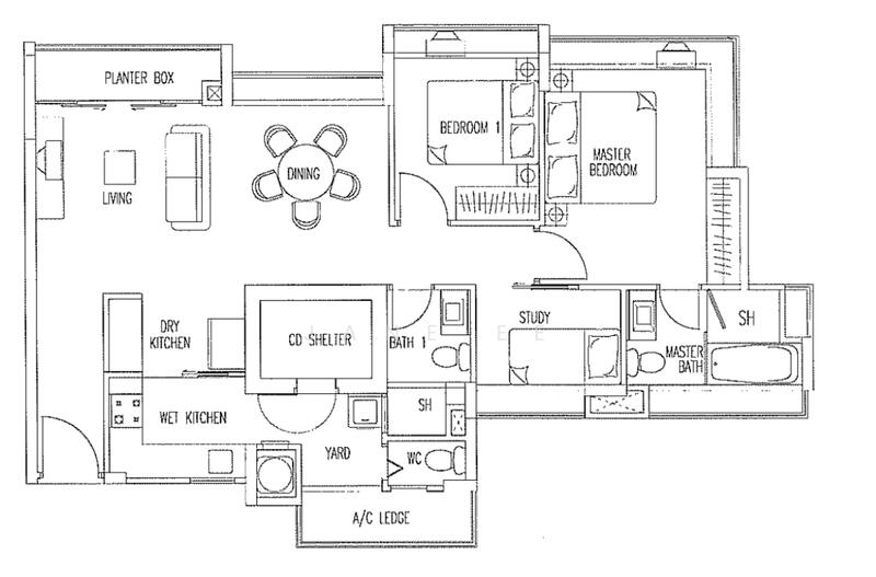 Meyer Residence, 3 Meyer Place, 2 Bedrooms, 1,066 sqft, Apartment For Rent, by Jane Ee, 25577077 - PropertyGuru.com.sg