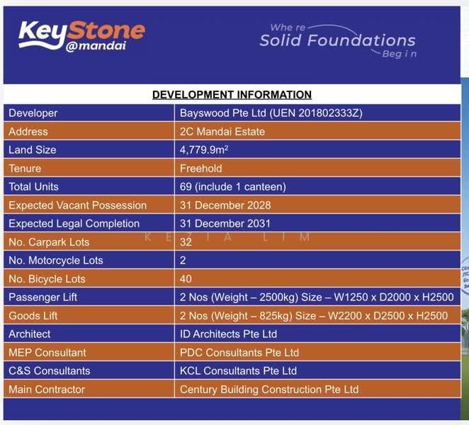 Keystone @ Mandai, 2C Mandai Estate, Admiralty / Woodlands, 1,668 sqft, Factory / Workshop (B2) For Sale, by Kezia Lim, 25577238 - CommercialGuru.com.sg