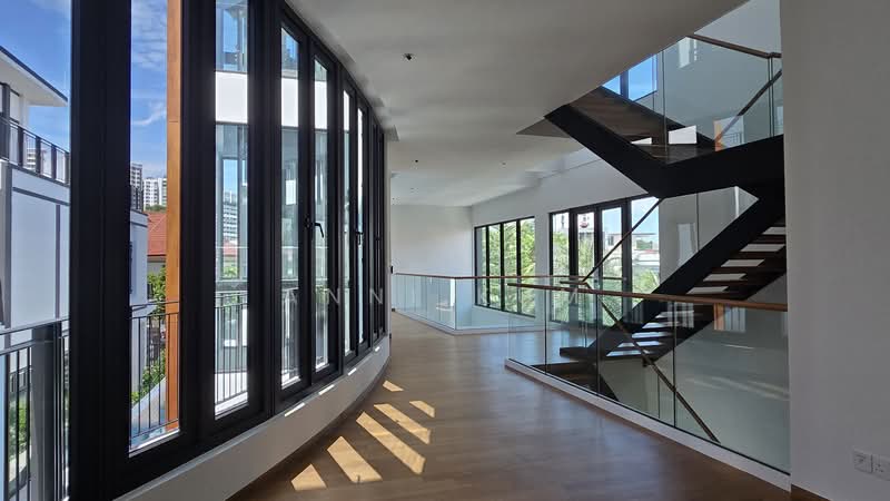 New luxury bungalow with lift and gorgeous pool Broadrick vicinity, Broadrick Road, 6 Bedrooms, 9,256 sqft, Detached House For Rent, by Anni Kum 甘岸霓, 25577332 - Corridor - PropertyGuru.com.sg