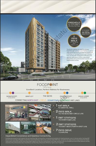 Food Point @ Tai Seng, 50 Playfair Road, 6,486 sqft, Light Industrial (B1) For Sale, by Lee Guat Cheng Serena, 25577924 - Exterior - CommercialGuru.com.sg
