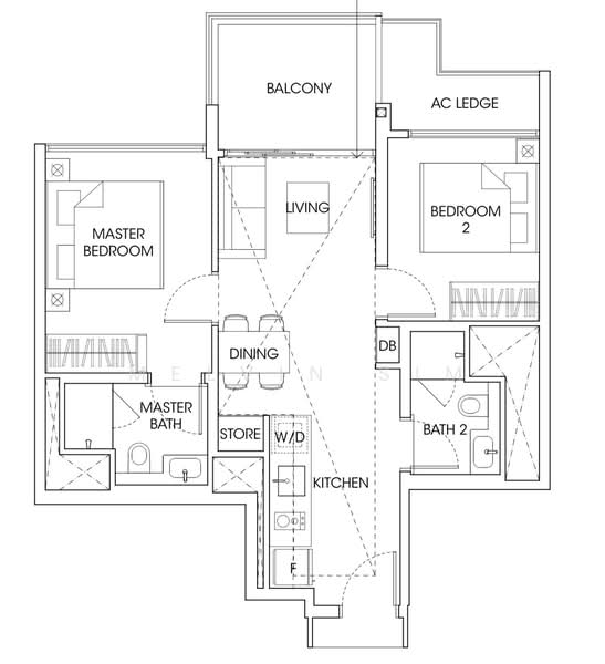 The Antares, 23 Mattar Road, 2 Bedrooms, 657 sqft, Condominium For Rent, by Melvin Sim, 25578133 - PropertyGuru.com.sg