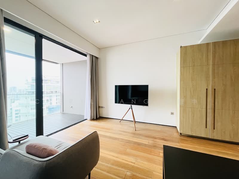 OUE Twin Peaks, 33 Leonie Hill Road, 1 Bedroom, 547 sqft, Condominium For Rent, by Cheryl Tang 邓慧中, 25578175 - Living Room - PropertyGuru.com.sg