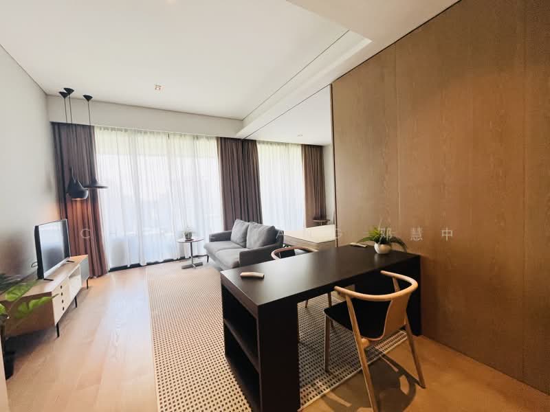OUE Twin Peaks, 33 Leonie Hill Road, 1 Bedroom, 547 sqft, Condominium For Rent, by Cheryl Tang 邓慧中, 25578175 - Living Room - PropertyGuru.com.sg