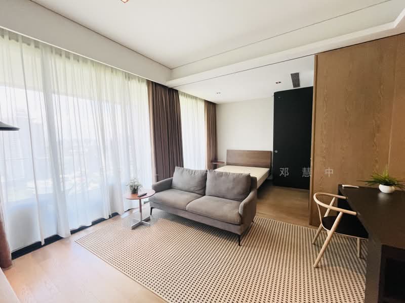 OUE Twin Peaks, 33 Leonie Hill Road, 1 Bedroom, 547 sqft, Condominium For Rent, by Cheryl Tang 邓慧中, 25578175 - Living Room - PropertyGuru.com.sg