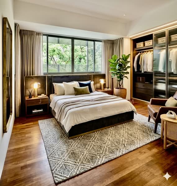 For Rent - 时尚大方别墅区带泳池电梯 Beautiful Modern Bungalow near Botanical Gardens and Mrt