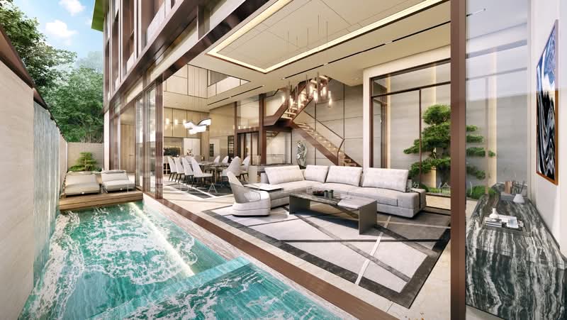 Luxurious New Pair of Semi-Detached with Pool & Lift, East Coast, Aida Street call Brenda Zee 94509938, 6 Bedrooms, 5,900 sqft, Semi-Detached House For Sale, by Brenda Zee (徐黎倫), 25579317 - AIDA STREET, Brand New Semi-Detached with Attic, Pool & Lift (pictures are for illustration only) - PropertyGuru.com.sg